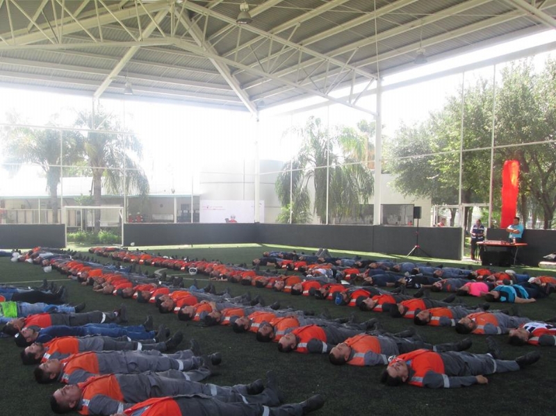 Empresa ARCELORMITTAL, «Taller de Relajación» para empleados