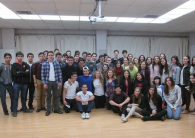 Prepa TEC DE MONTERREY, Campus SANTA CATARINA, «Talleres de Yoga de la Risa» con Alumnos en Semana de la Salud