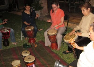 MUSICOTERAPIA CON PERCUSIONES», Taller particular