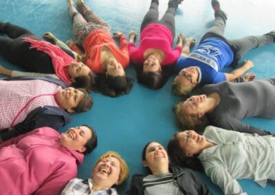 Prepa TEC DE MONTERREY, Campus CUMBRES, Talleres de «Yoga de la Risa» con Alumnos y Maestros en Semana de la Salud