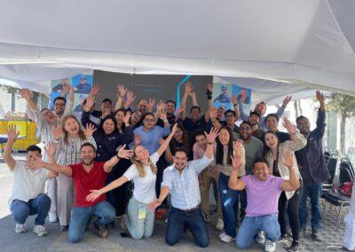 Empresa Reacciones Químicas, Taller de Yoga de la Risa para empleados